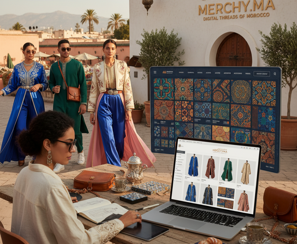 الموضة المغربية على الإنترنت