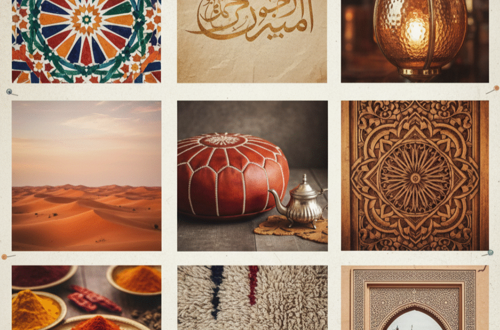 9 طرق مجرّبة لإيصال الهوية المغربية في التصميم